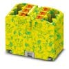 Phoenix Contact 1091668 Verteilerblock grün-gelb, 6 Anschlüsse