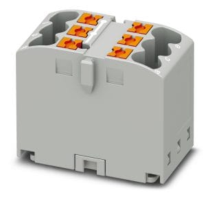 Phoenix Contact 3273264 Verteilerblock grau 6 Anschlüsse