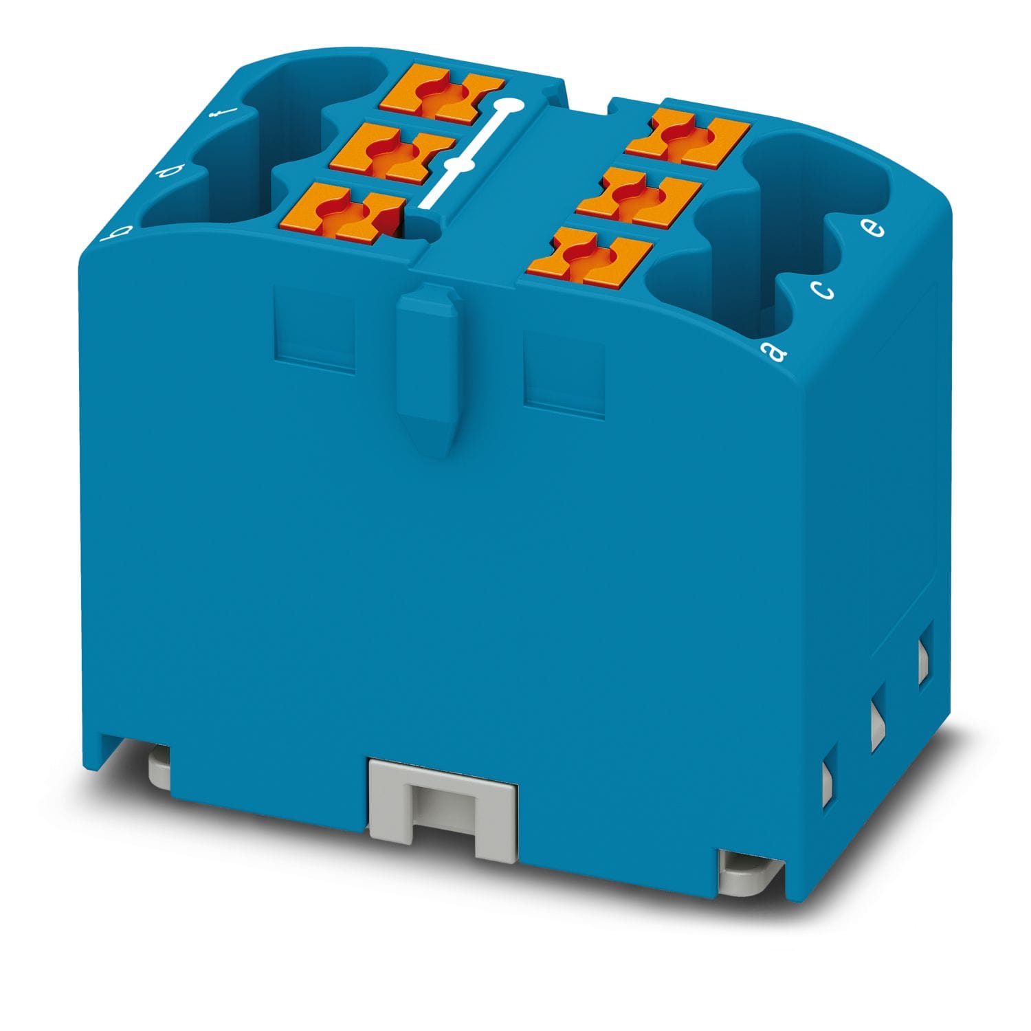 Phoenix Contact 3273266 Verteilerblock blau 6 Anschlüsse