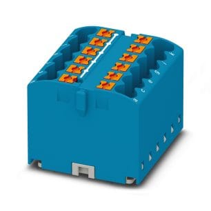 Phoenix Contact 3273288 Verteilerblock blau 12 Anschlüsse