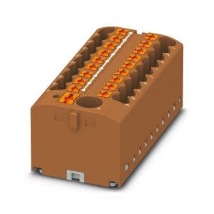 Phoenix Contact 3273384 Verteilerblock braun 19 Anschlüsse